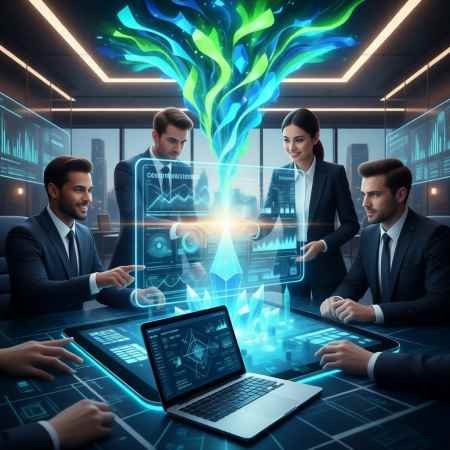 Growvable digital marketing team collaborating on a complex, data-driven growth strategy for ambitious B2B and e-commerce brands.